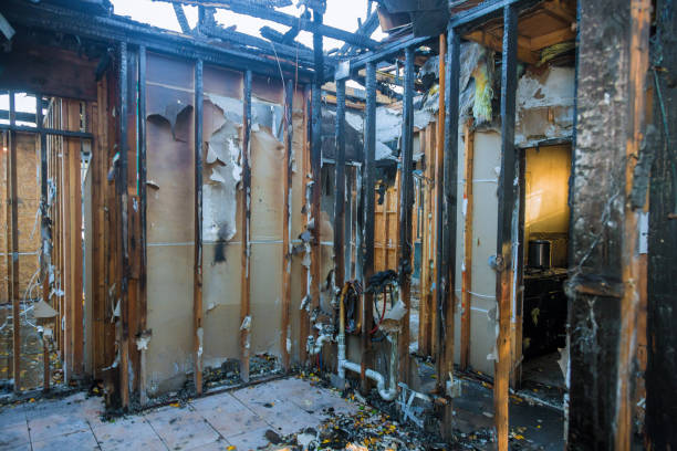 Professional Fire Damage Repair technician working in Peoria, AZ